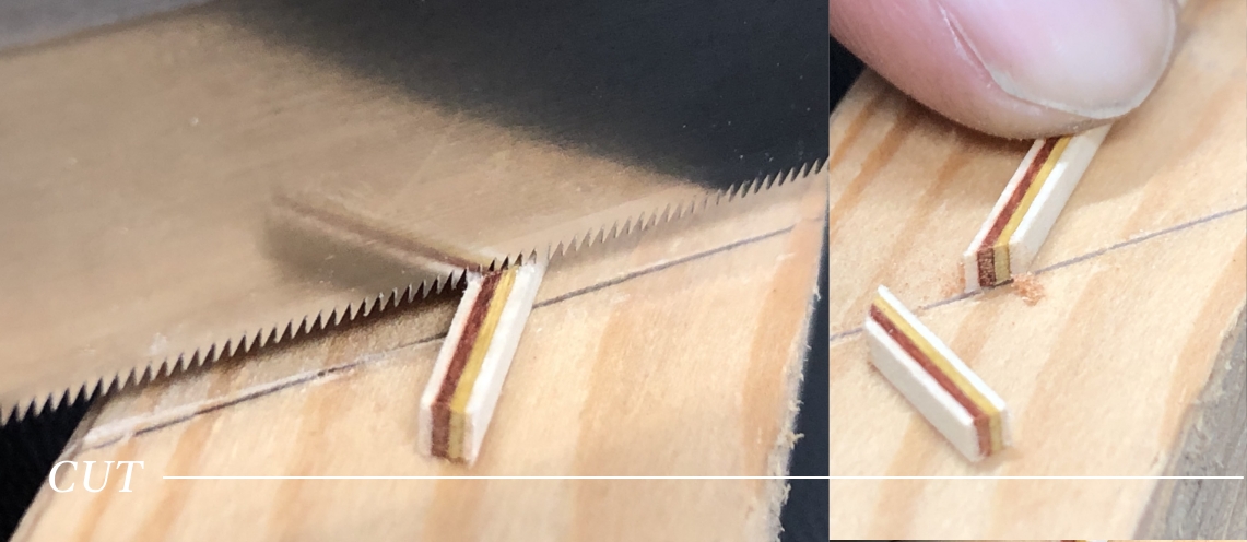 切る