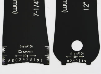 H-RG2 Fingerboard Radius Gauge