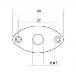 JCB-2NS Jack Plate Size