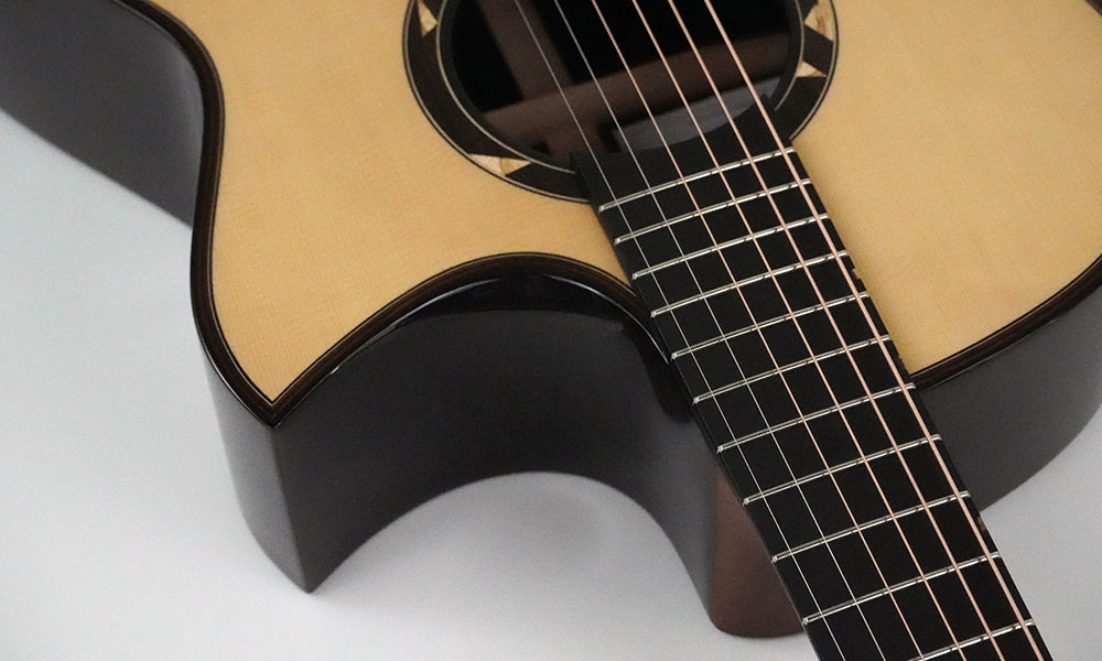 HA-E Hiramitsu guitar Cutaway
