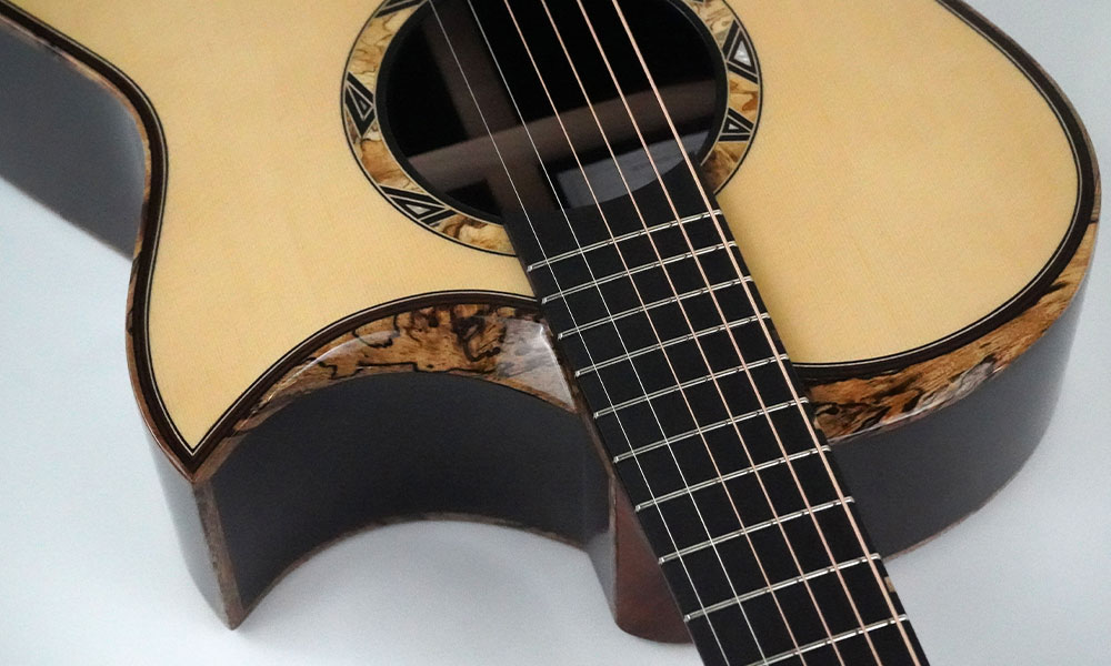 HA-Wave Hiramitsu guitar Cutaway