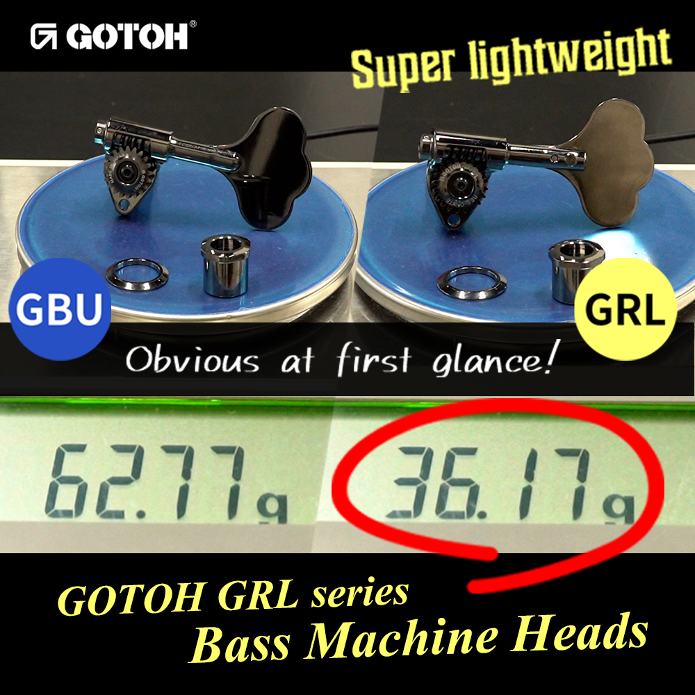 GOTOH GRL series Bass Machine Heads