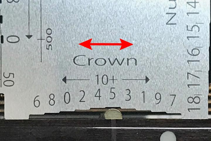 H-SG-G STEP GAUGE フレットの高さ