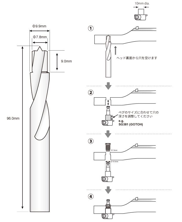ドリルビット