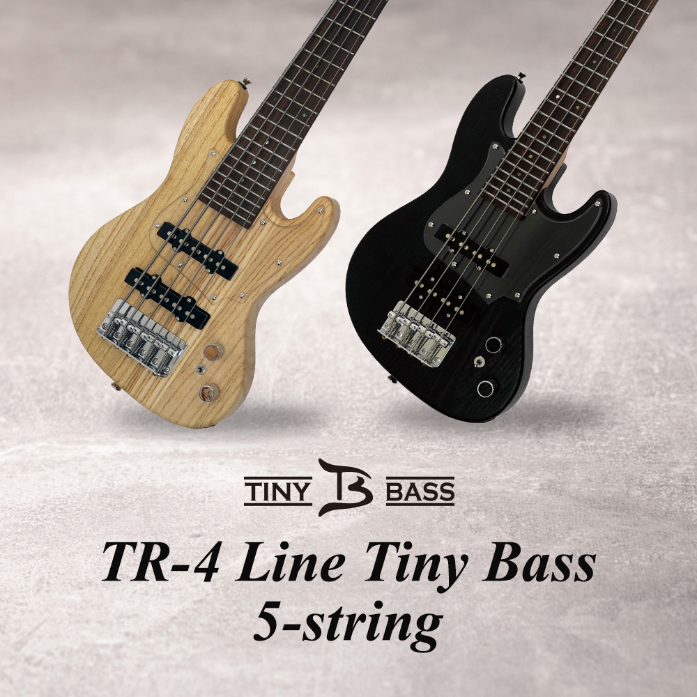 Tiny Bass TR-4シリーズに5弦仕様が追加！